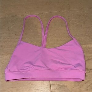 Lululemon Nulu Flow Y Bra Pink Size 2